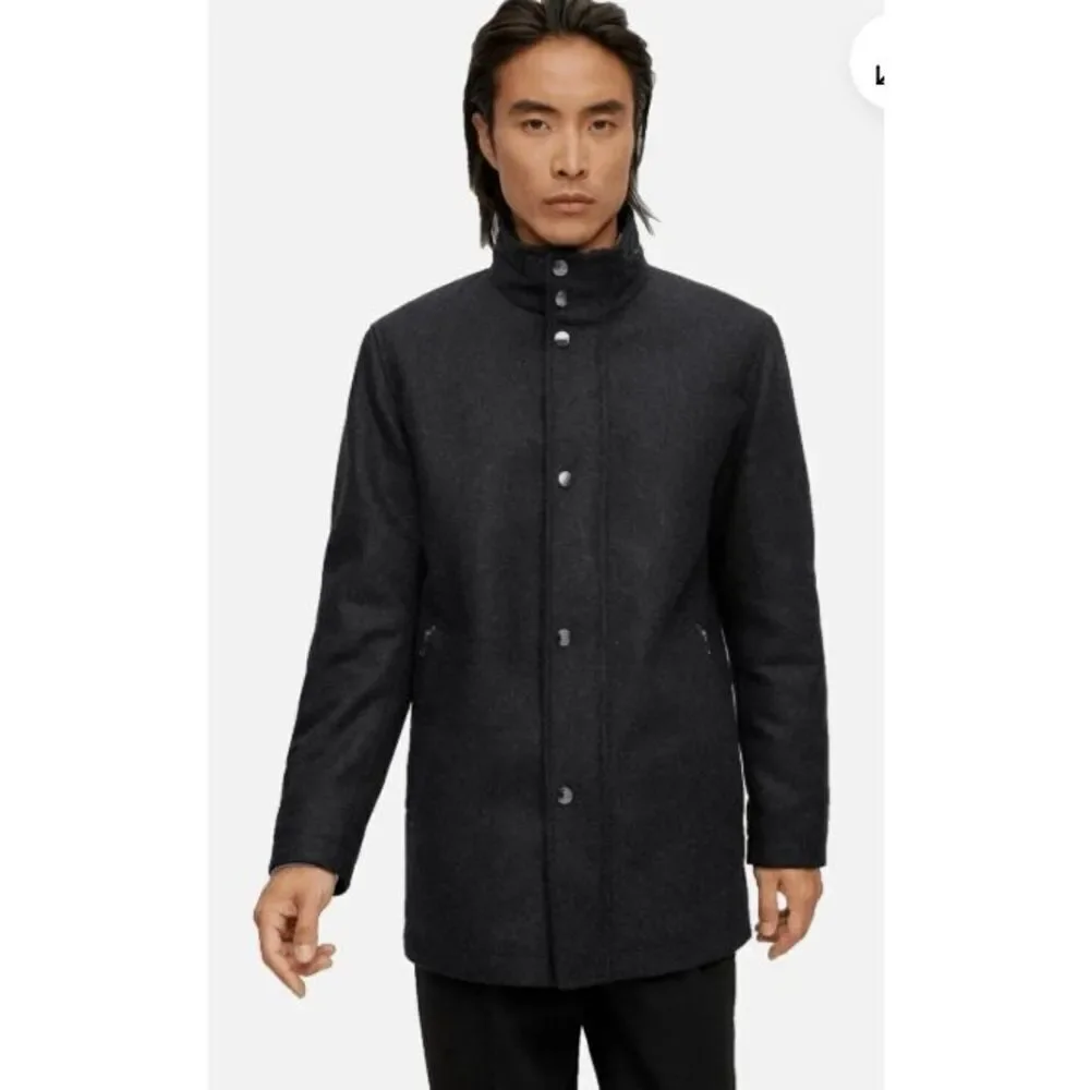 Boss Hugo Boss Men's Camron Wool Blend Italian Fabric Coat Size 40R
